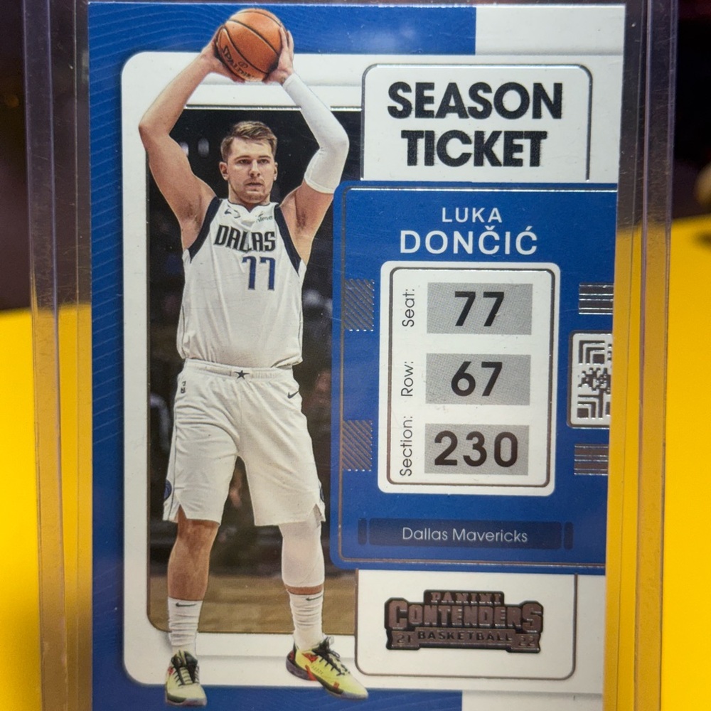 NBA cards Luka Doncic basketball sports Dallas Mavericks Contenders